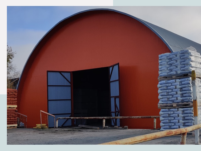Полукруглые ангары по цене от 609 руб. в Псков