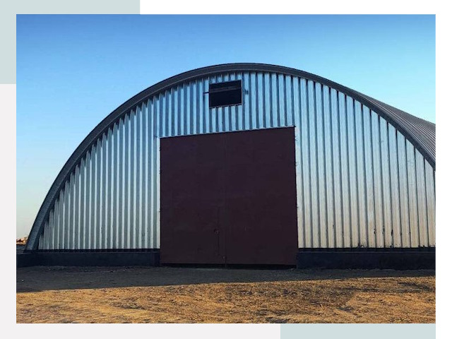 Арочные ангары в Пскове