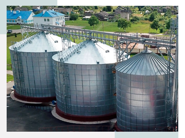 Металлические силосы в Пскове