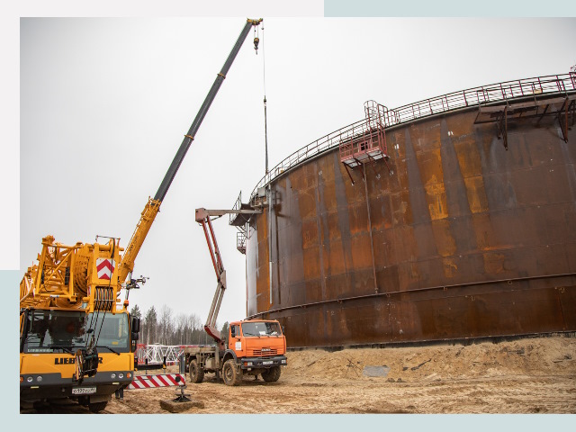 Монтаж резервуаров в Пскове от 609 руб. за м³