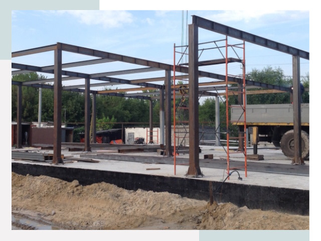 Фундамент для ангаров в Пскове