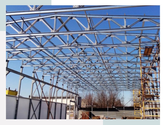 Металлокаркасы для складов в Пскове